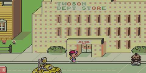 ness at the twoson department store in earthbound