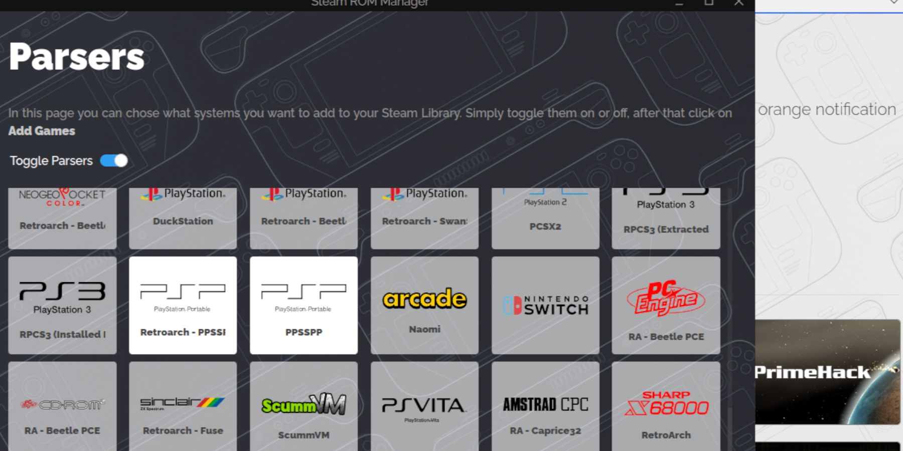Highlighting the PSP Emulators on the Steam Deck