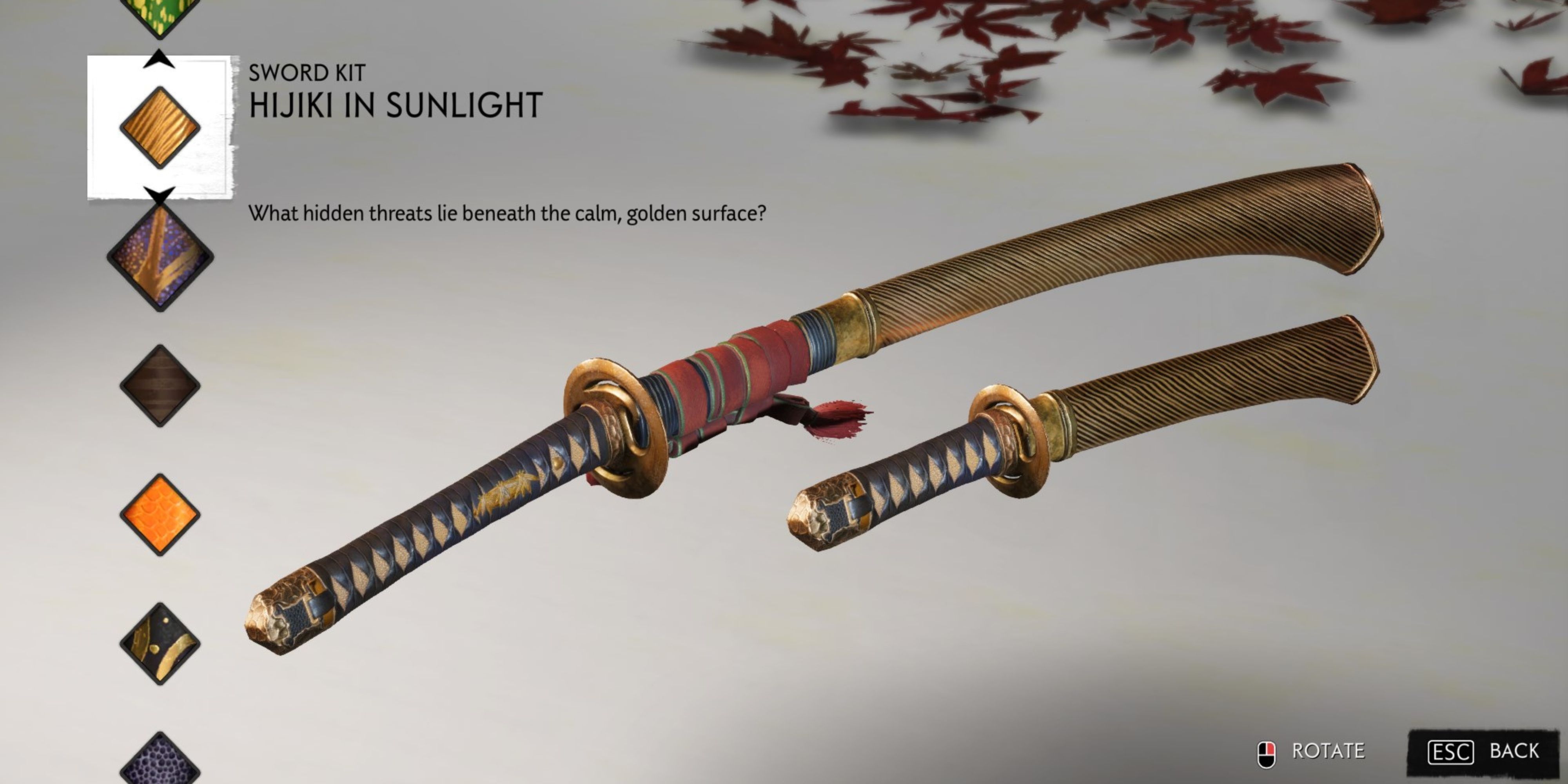 Hijiki in Sunlight in ghost of tsushima