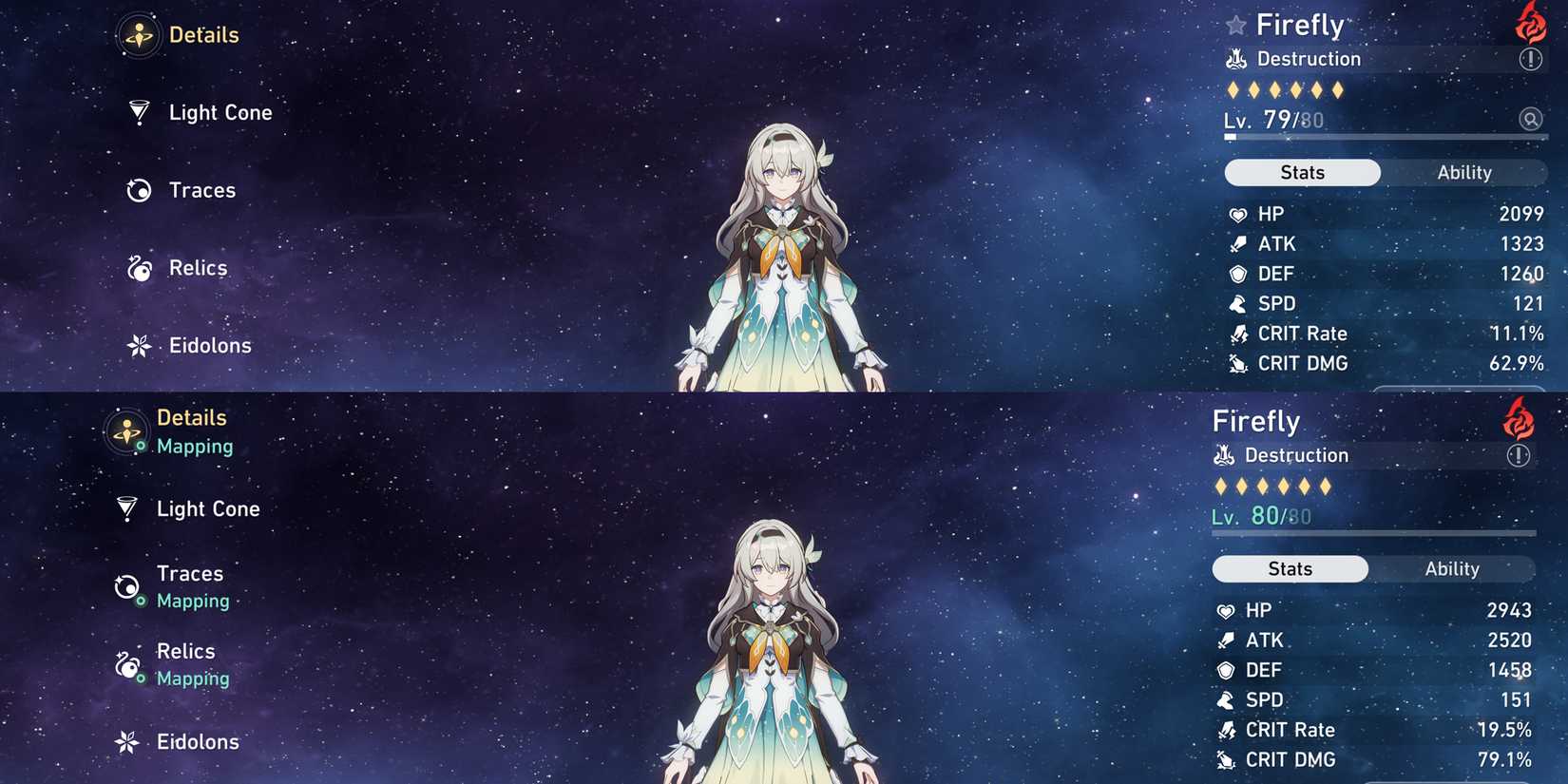 honkai star rail hsr divergent universe guide character mapping system