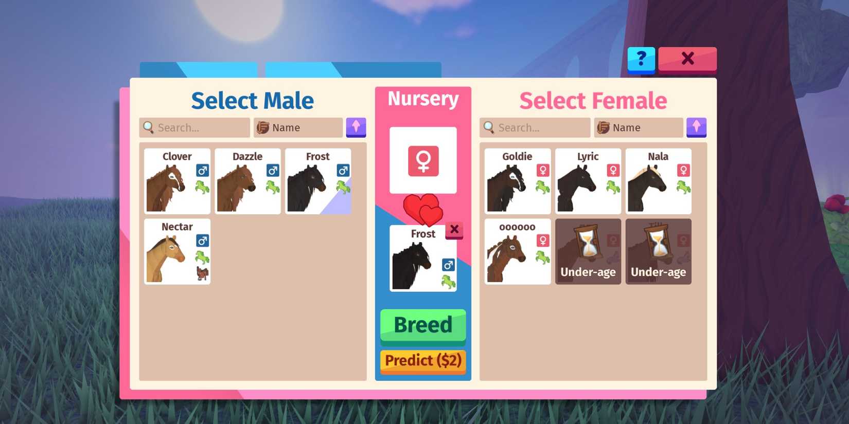 Horse Life: breed