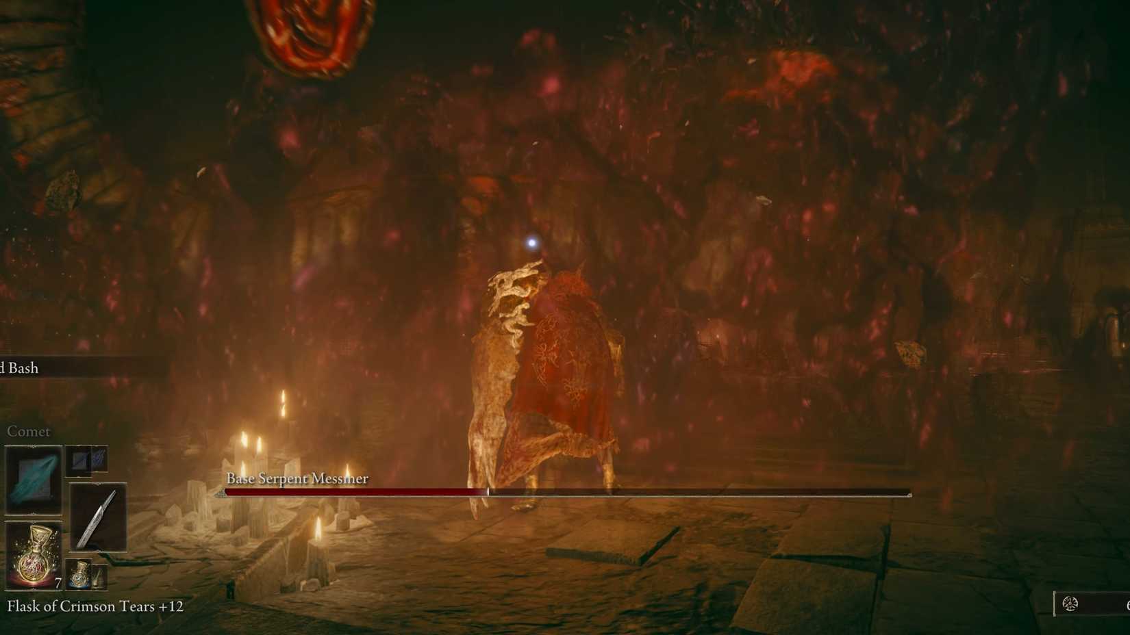 Fighting Messmer the Impaler in Elden Ring Shadow of the Erdtree