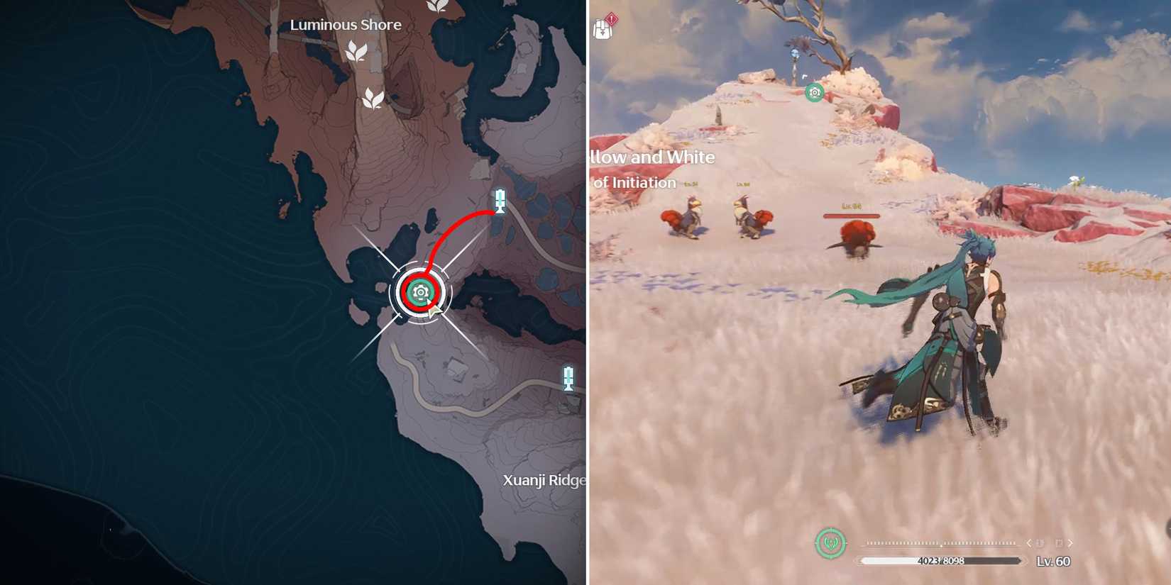 how to complete the ritual of offering at the boundary of yellow and white in wuthering waves