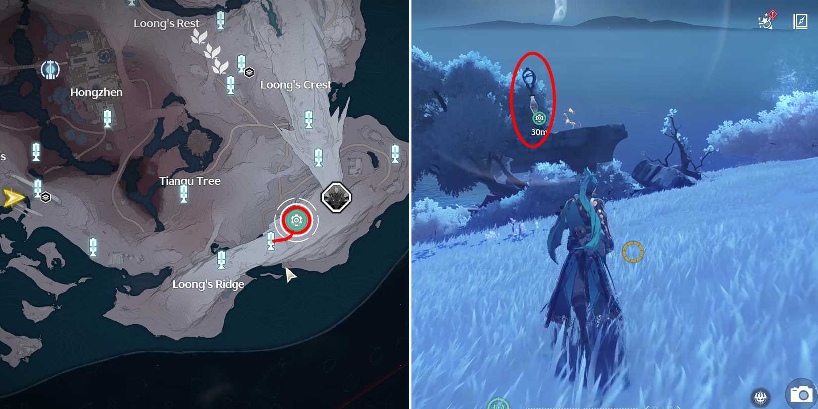 how to complete the ritual of offering at the peak of the arch-shaped rock in wuthering waves