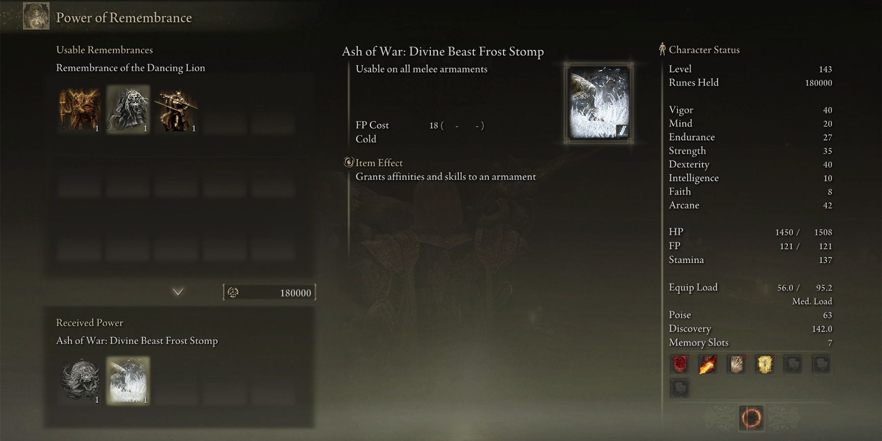 Ash Of War: Divine Beast Frost Stomp Location (&amp; What It Does 