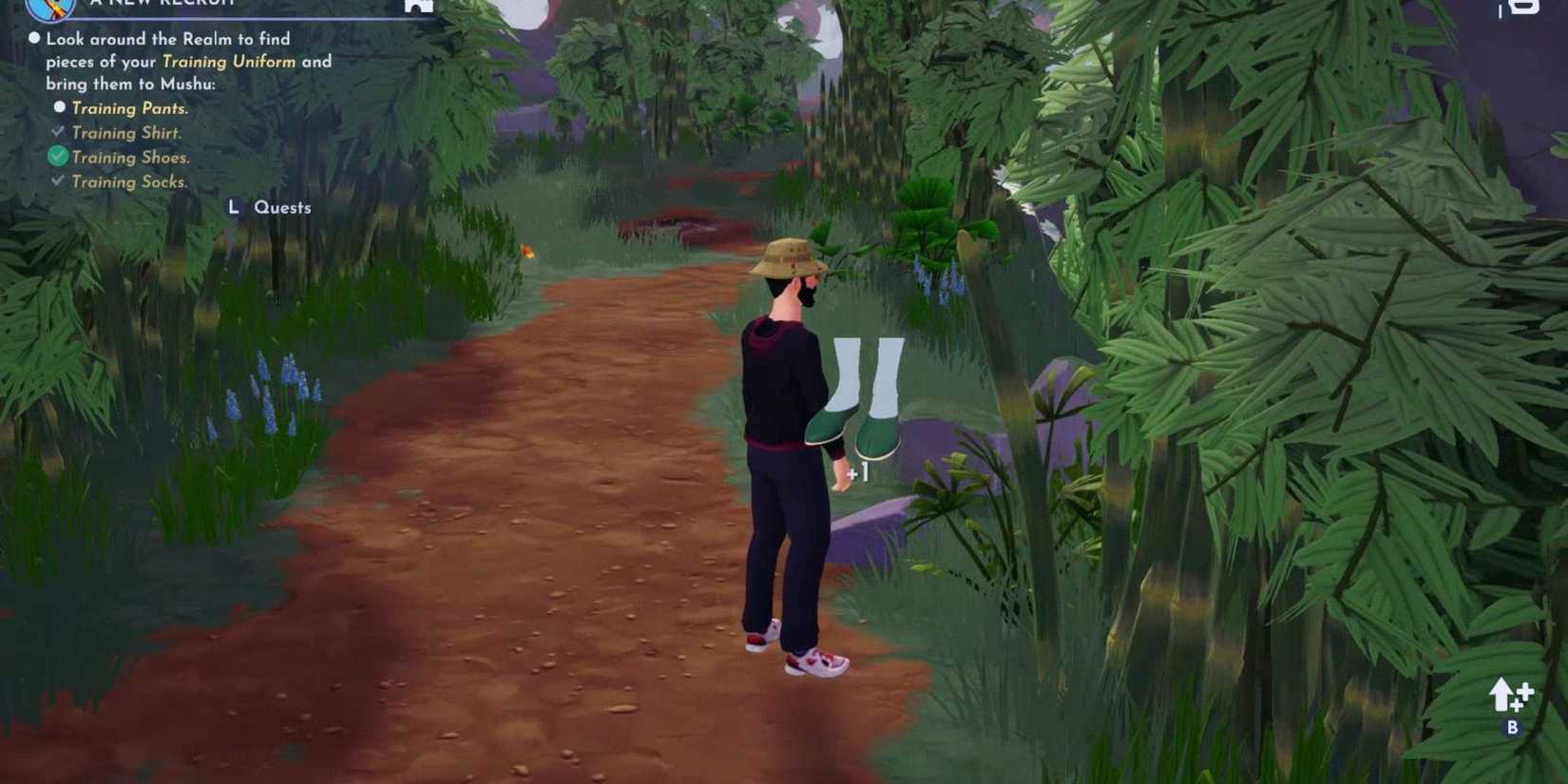 how to get training shoes disney dreamlight valley