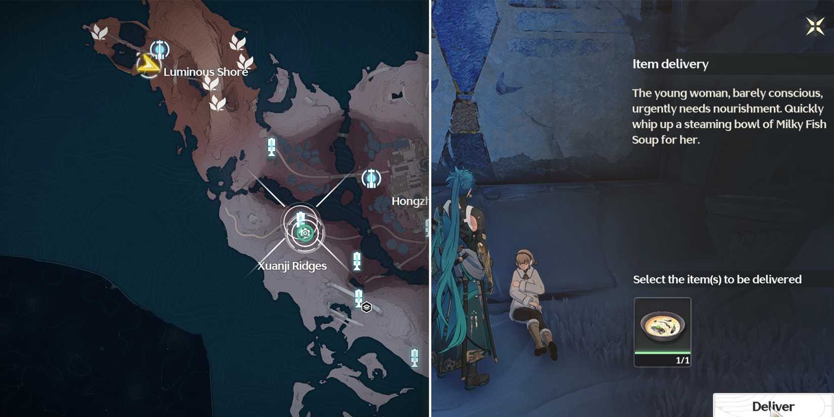 how to initiate the glorious loong pearl quest in wuthering waves