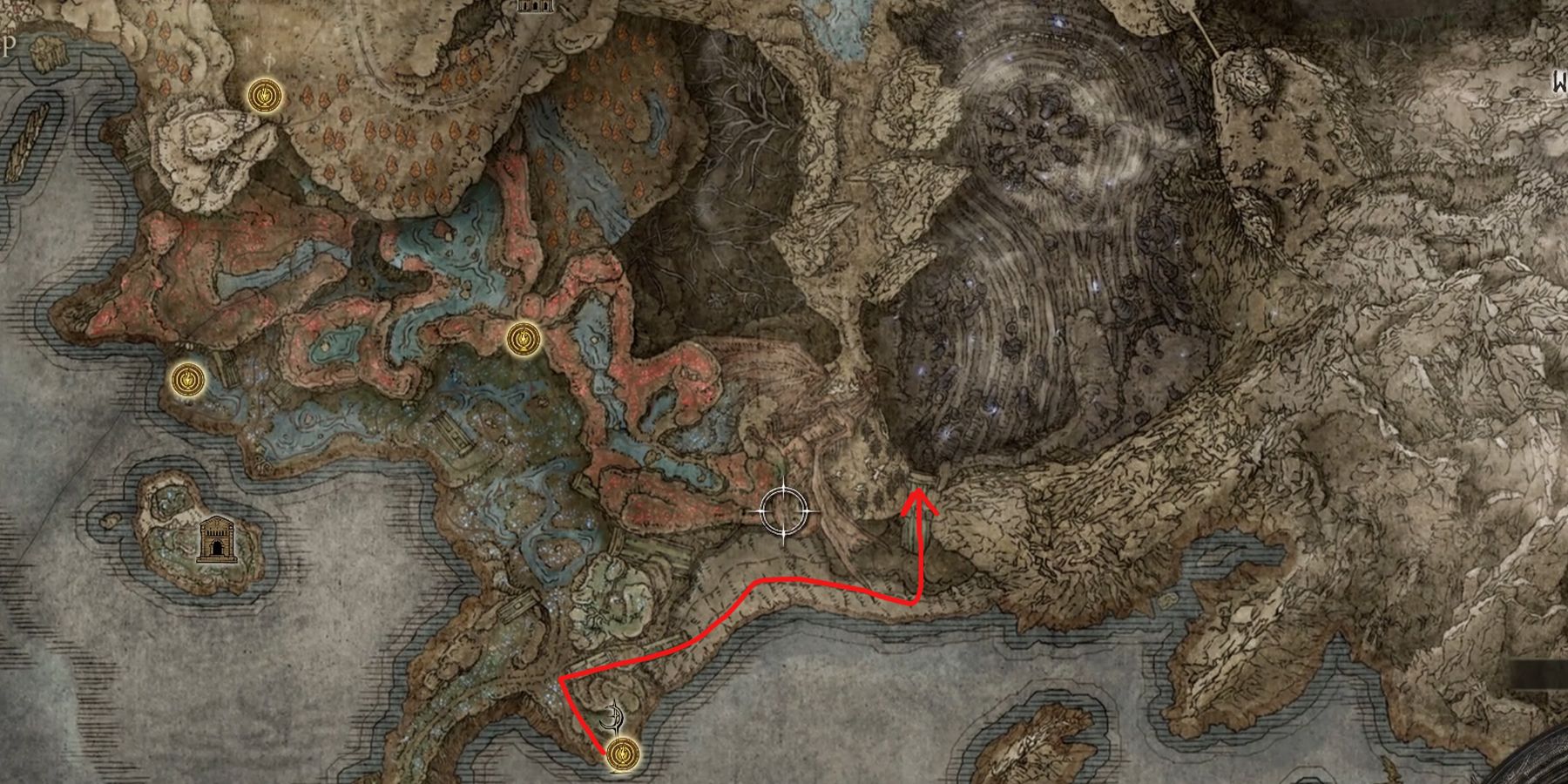 how to reach finger ruins of rhia in elden ring shadow of the erdtree