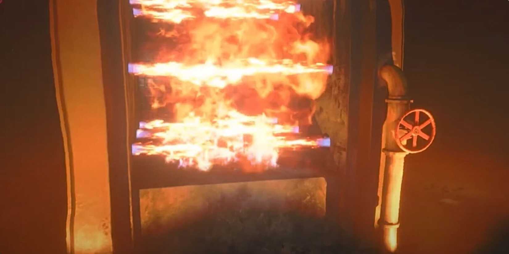 The Dead Island 2 character has started the furnace as part of The Invitation mission in the Haus DLC.