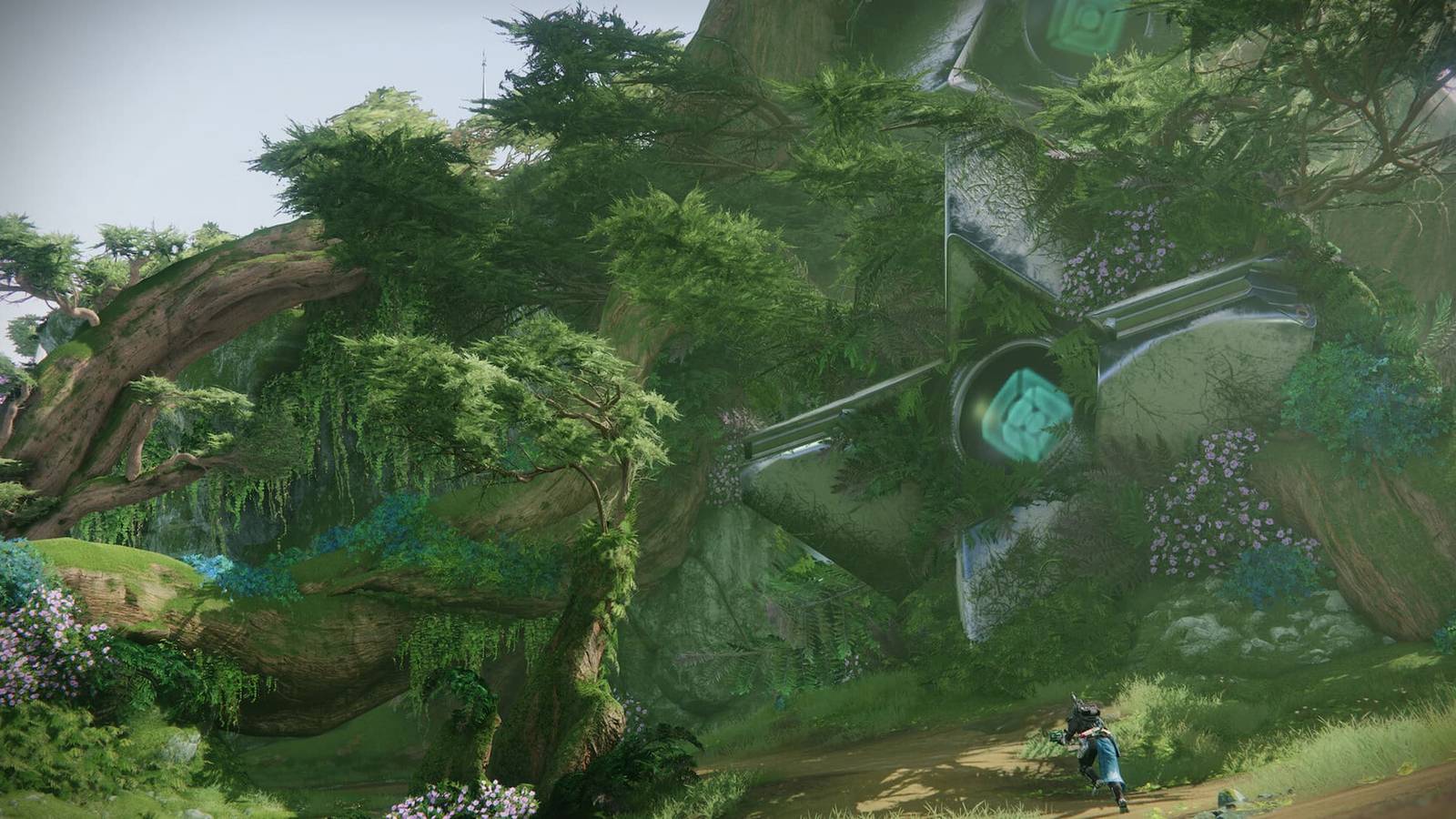 A giant ghost in the Pale Heart in Destiny 2