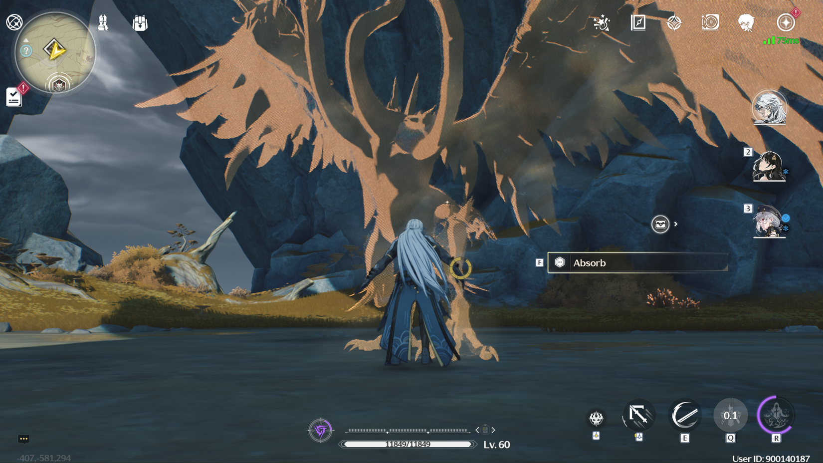 A boss echo dropping in Wuthering Waves