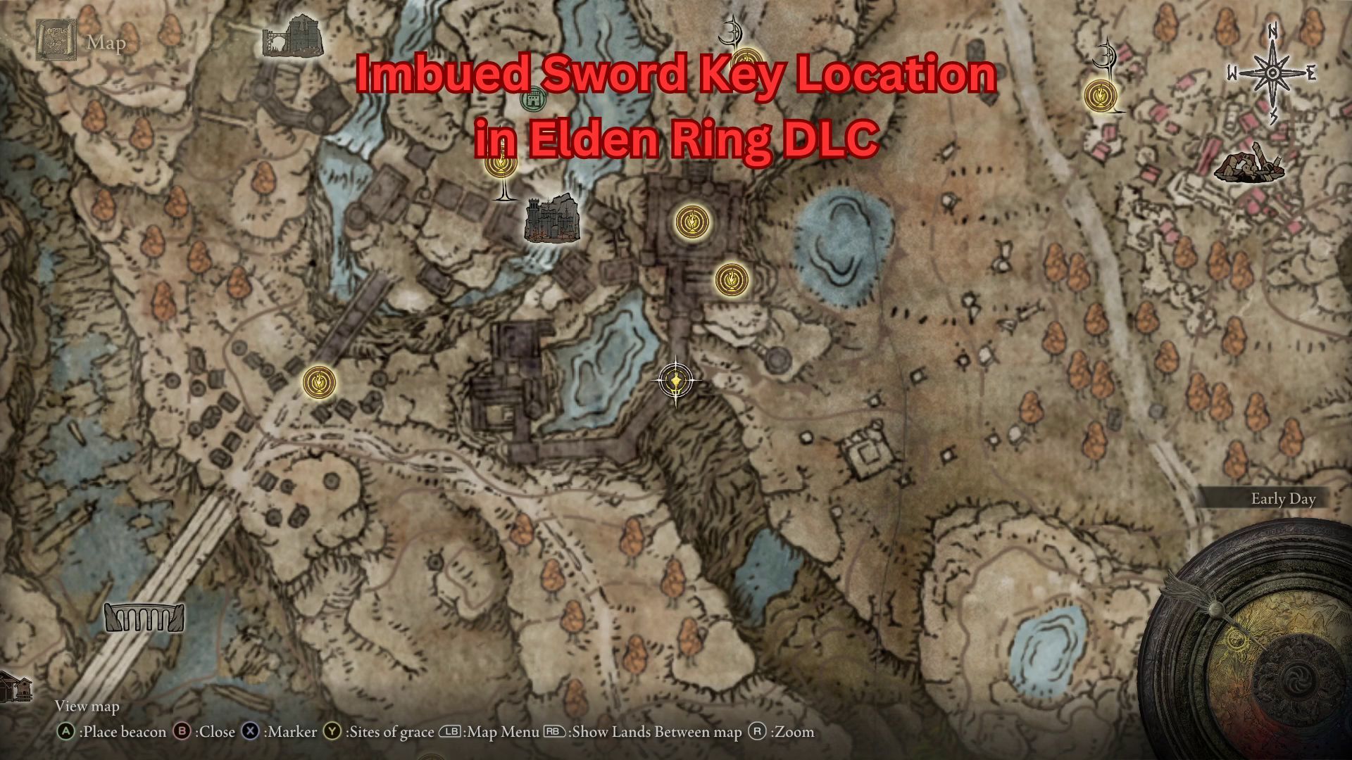 How To Get To Ancient Ruins Of Rauh In Elden Ring Shadow Of The Erdtree   Imbued Sword Key Location In Elden Ring Dlc 