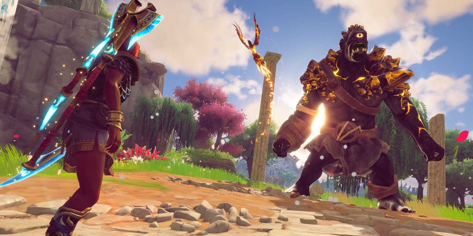 Immortals Fenyx Rising Approaching Cyclops Boss