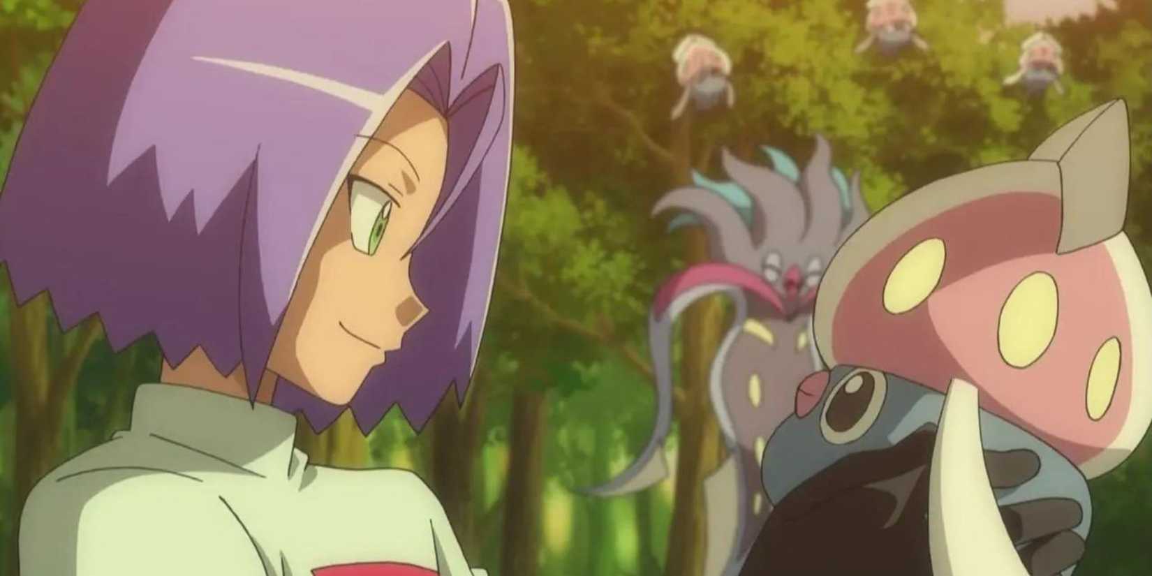 James holding his Inkay.