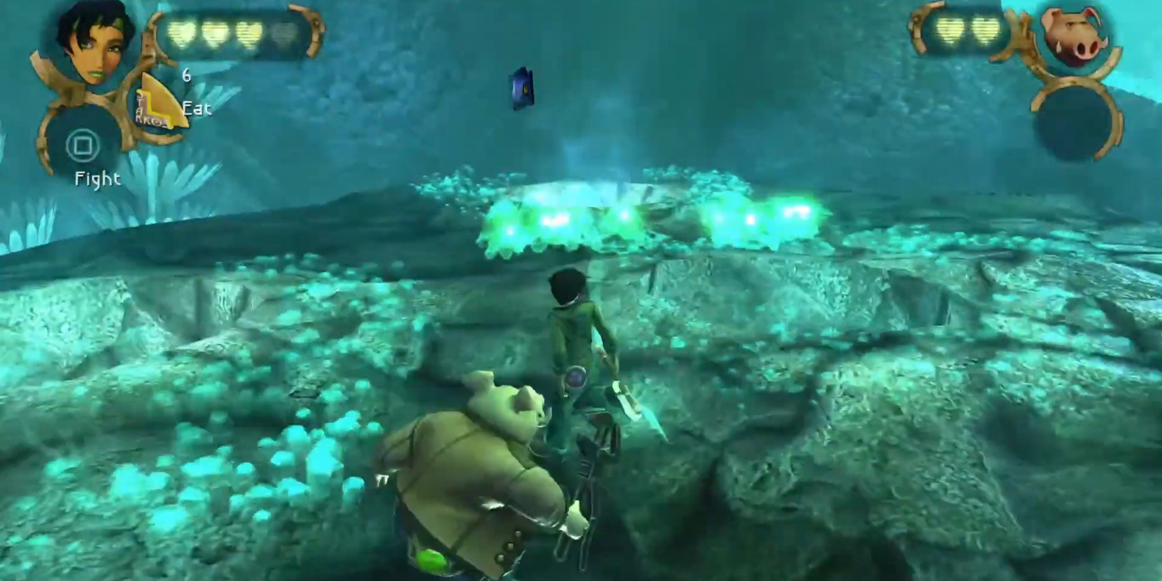 Jellyfish in boss arena Beyond Good And Evil Black Isle Boss