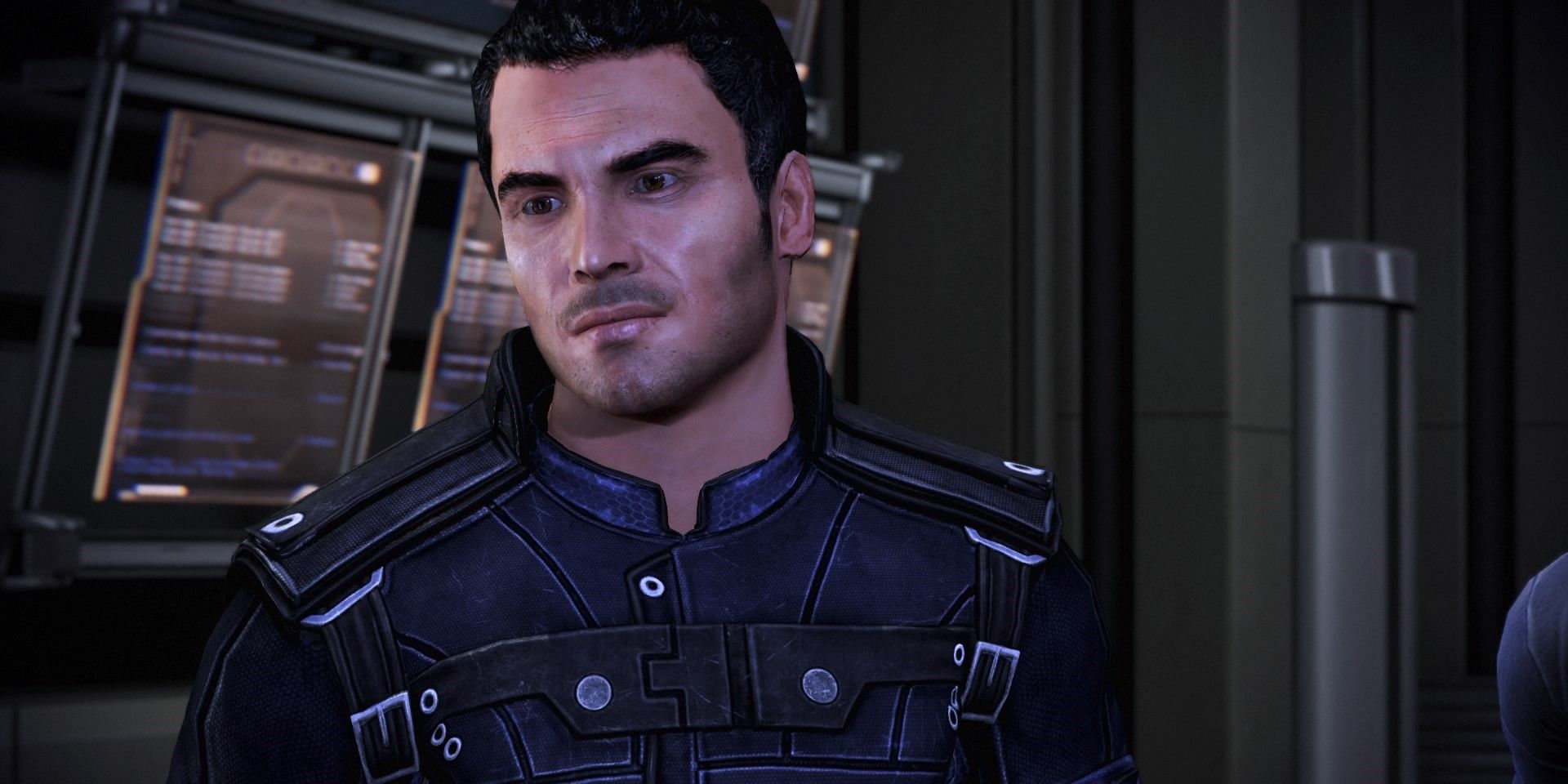 Kaidan meets Shepard at Alliance HQ in Mass Effect 3 Legendary Edition