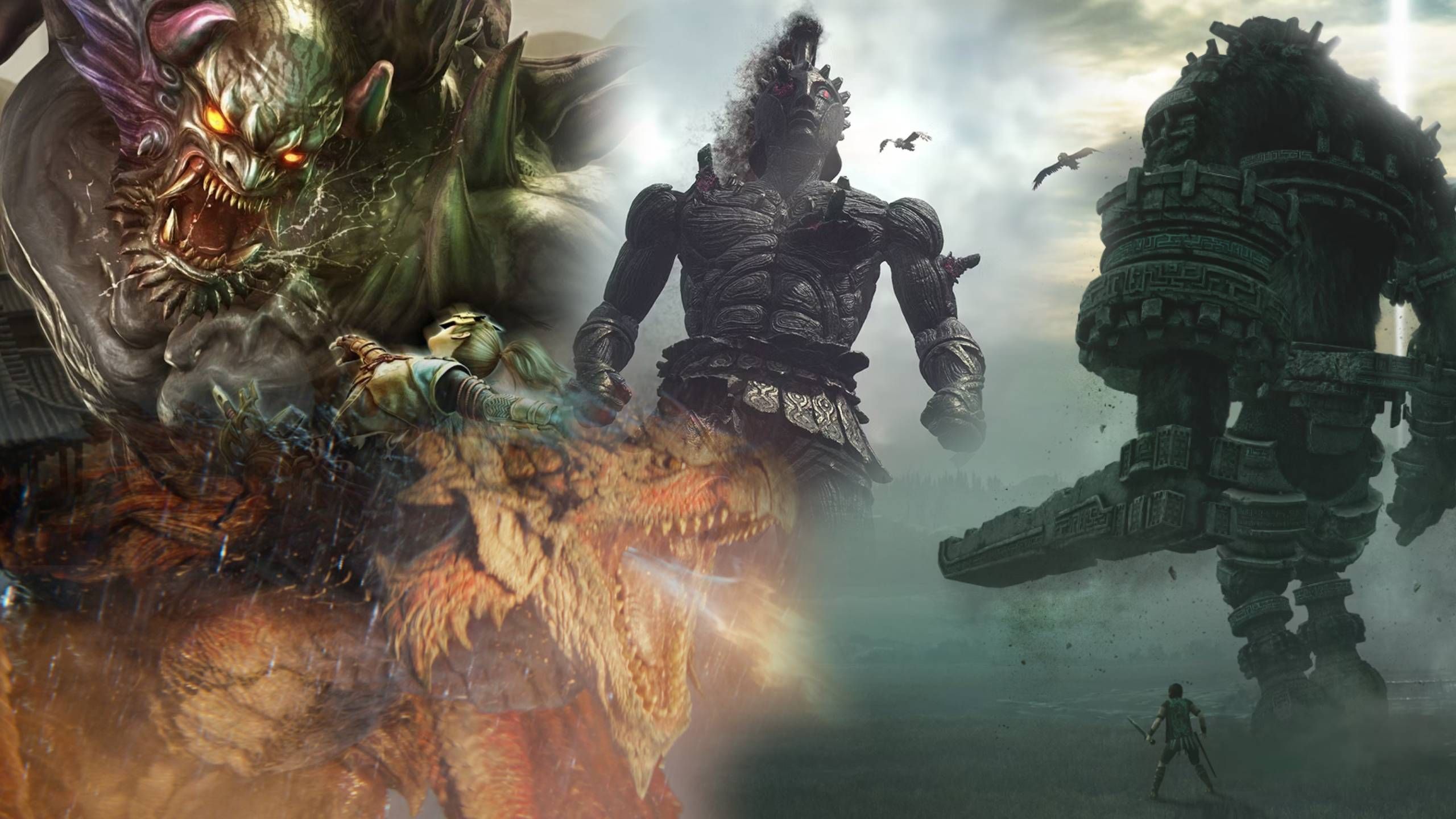 Kaiju Fighting Games Similar To Monster Hunter Rise toukiden 2 shadow of the colossus dragon's dogma 2 - Copy