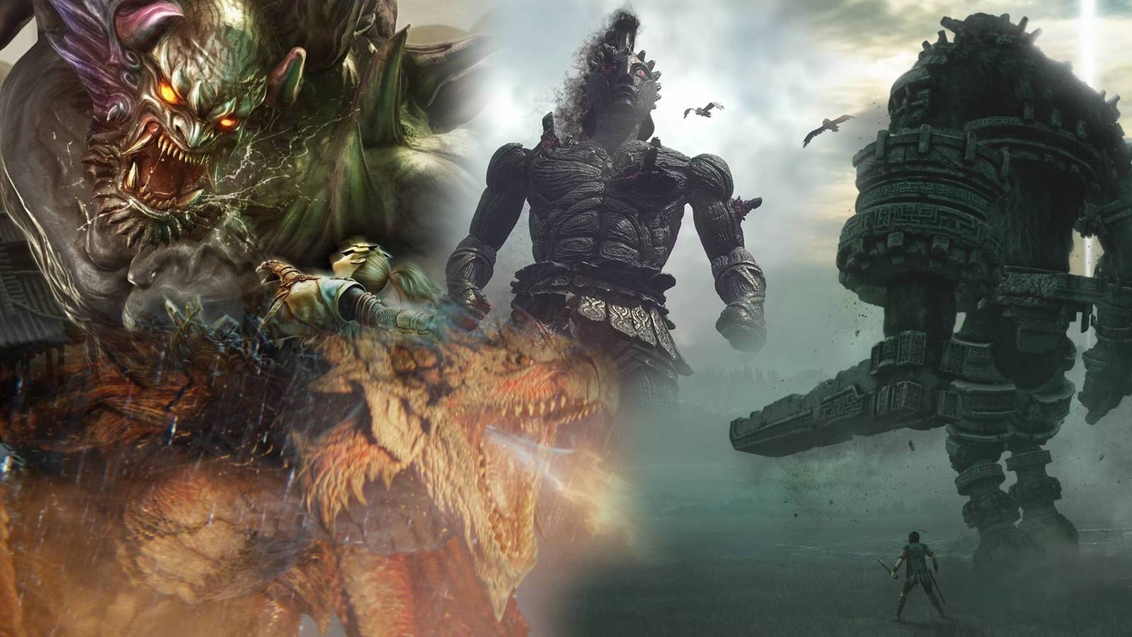 Shadowy Monster Kaiju Fighting Games Like Monster Hunter Rise