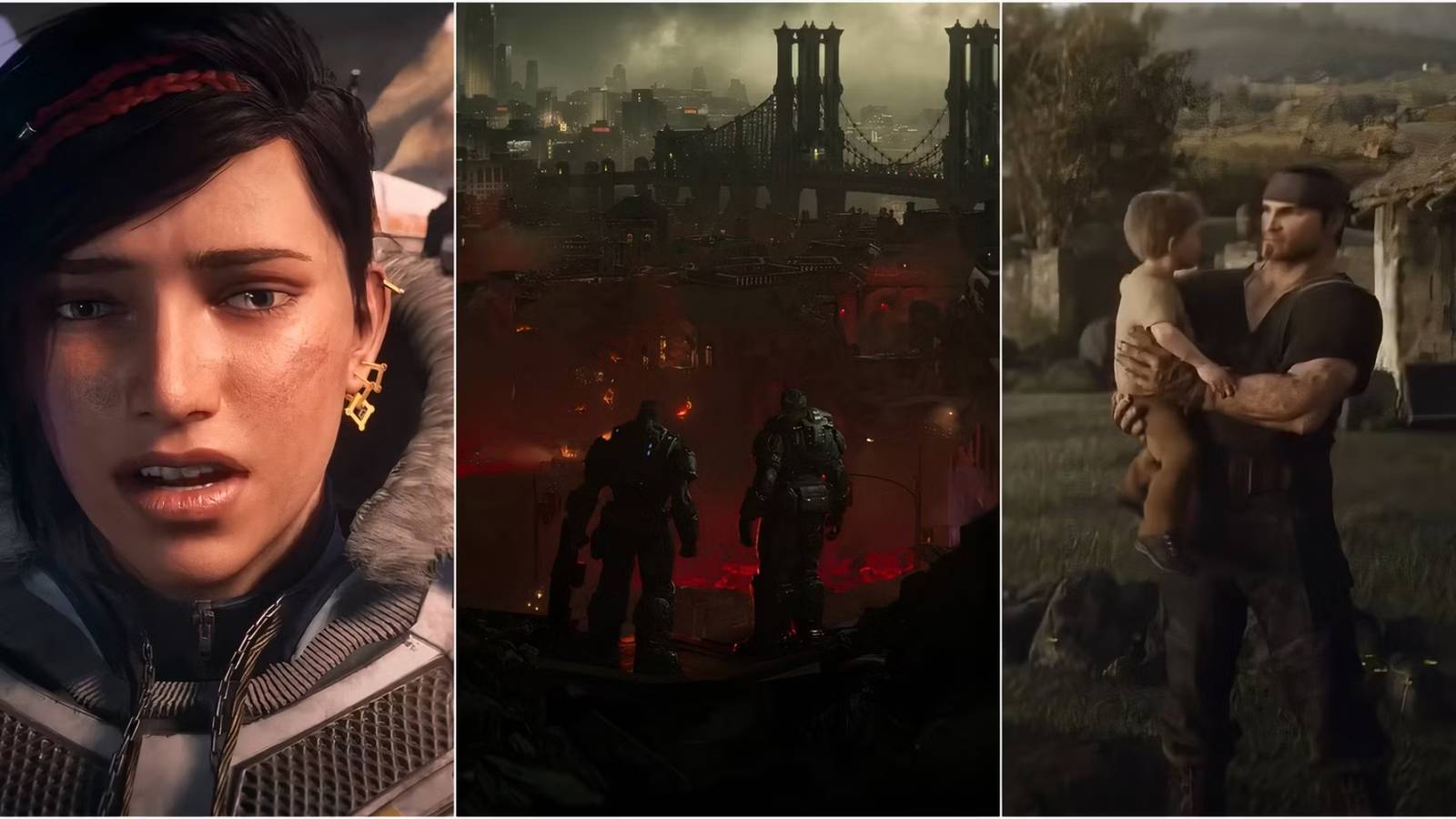 Kat, Marcus and JD in the Gears of War series