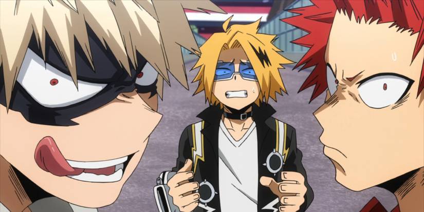 Eijiro Kirishima, Denki Kaminari, And Katsuki Bakugo