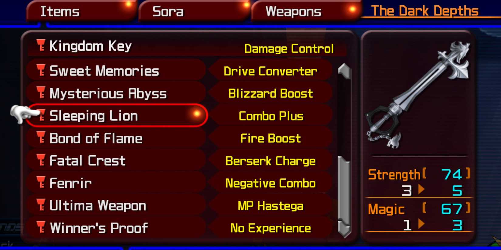 The Sleeping Lion in Kingdom Hearts 2