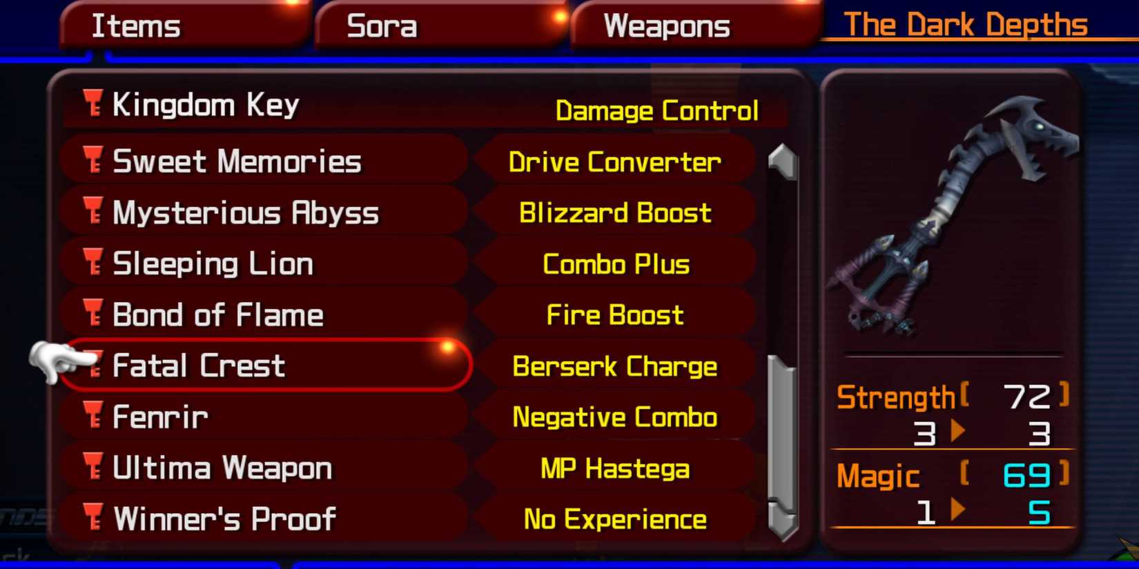 The Fatal Crest in Kingdom Hearts 2