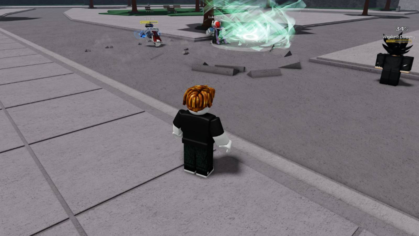 The Strongest Battlegrounds character