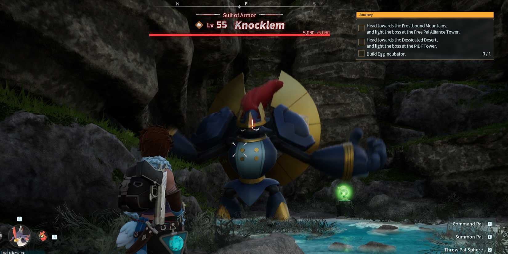 Knocklem in Palworld battle