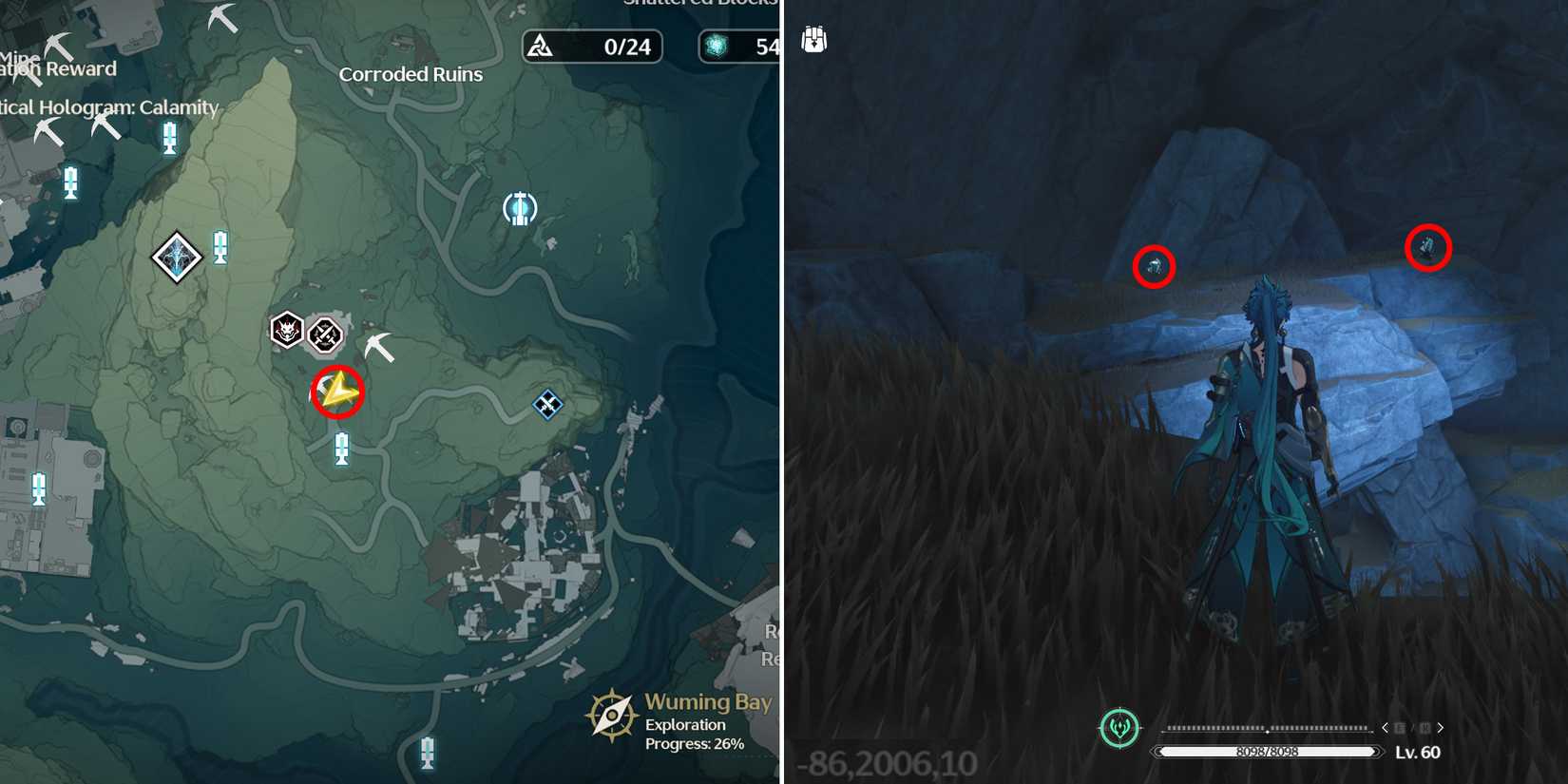 lampylumen ore location 17-18 in wuthering waves