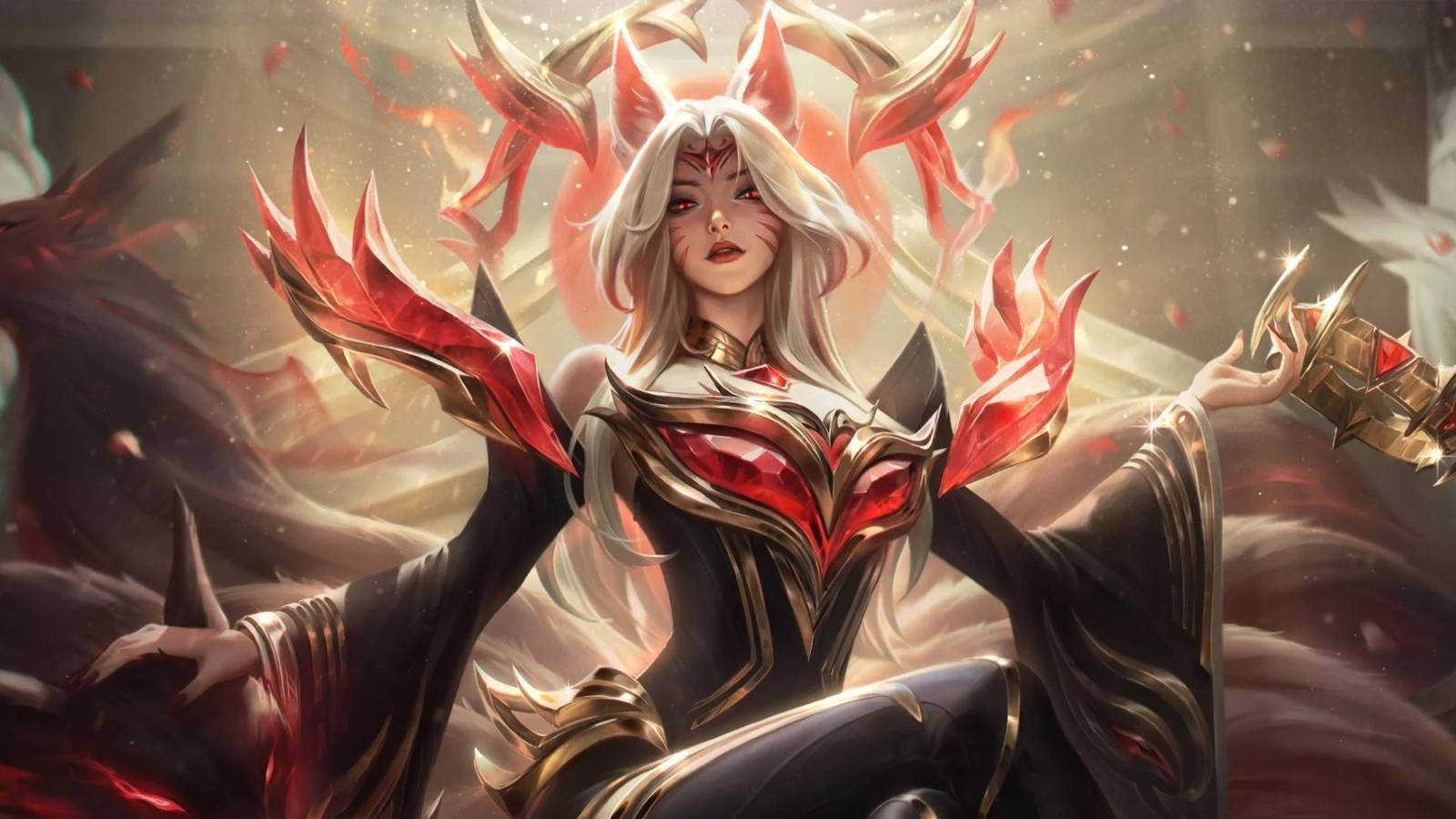 League of Legends Dev Defend Expensive Faker Ahri Skin, image size:1600x900