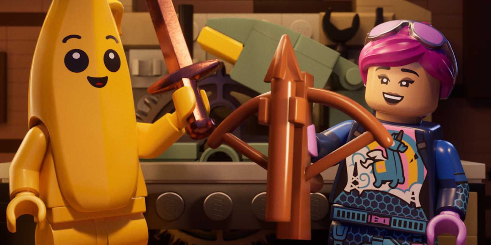 lego fortnite peely brite bomber