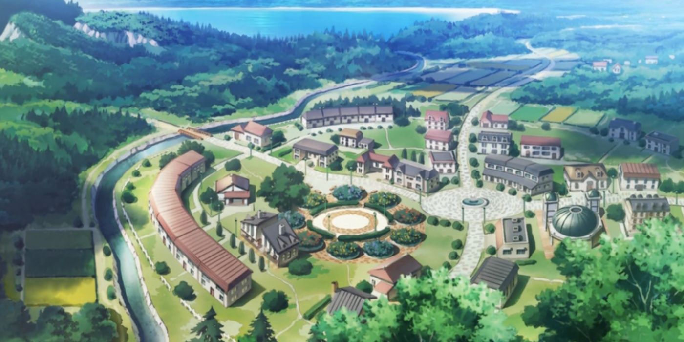 Littleroot Town in the anime
