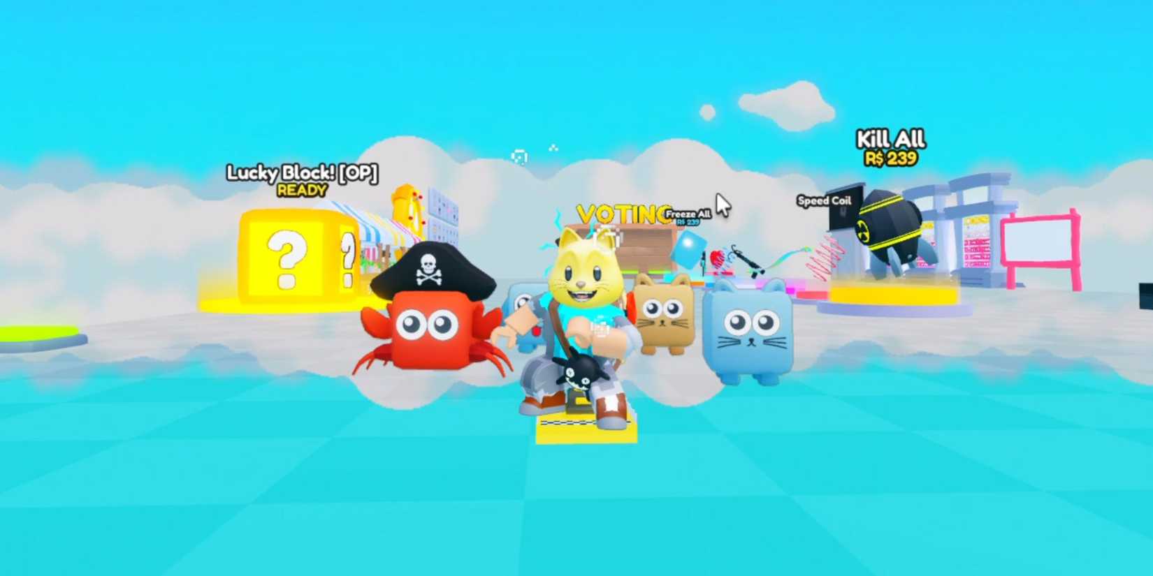 Logo Block Race characters