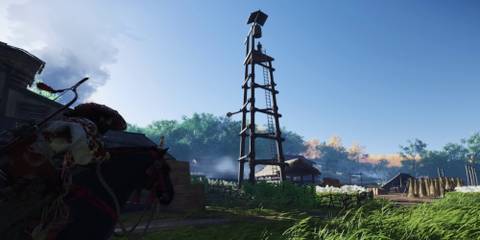 lookout tower kuta farmstead in ghost of tsushima