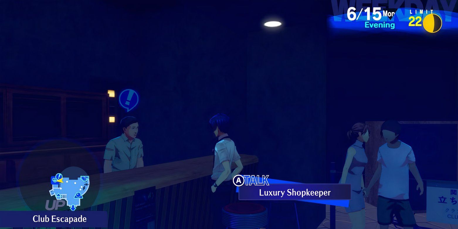 Luxury Shopkeeper in Persona 3 Reload