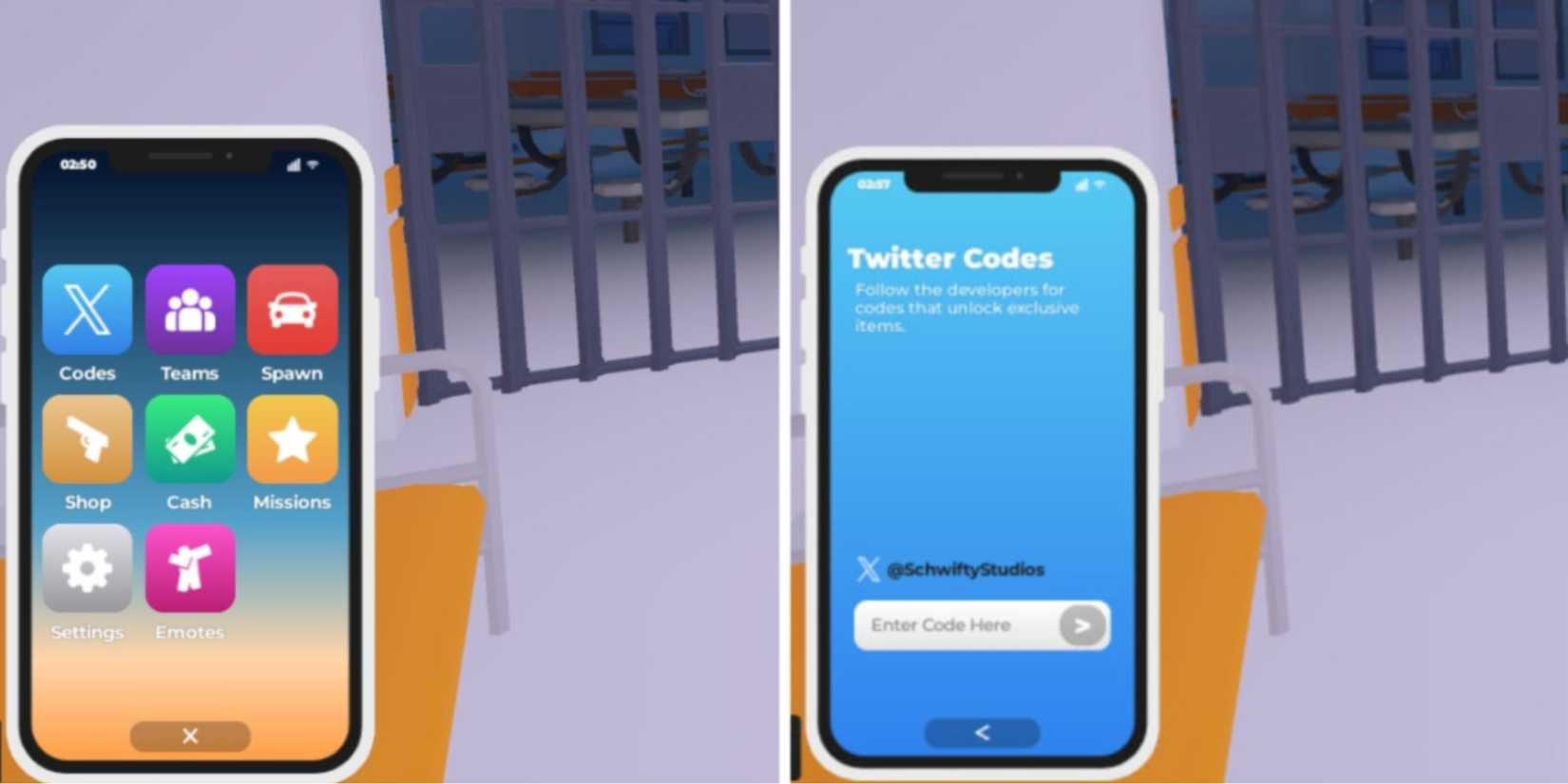 Mad City the codes tab