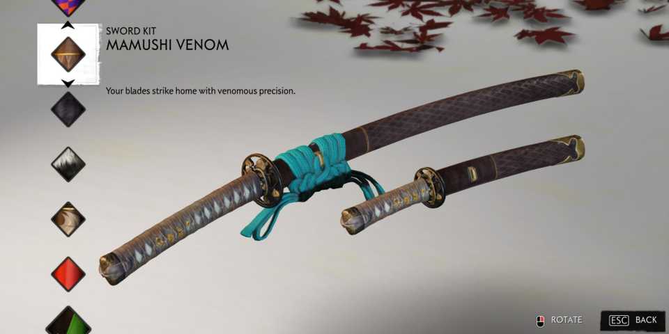 Mamushi Venom in ghost of tsushima