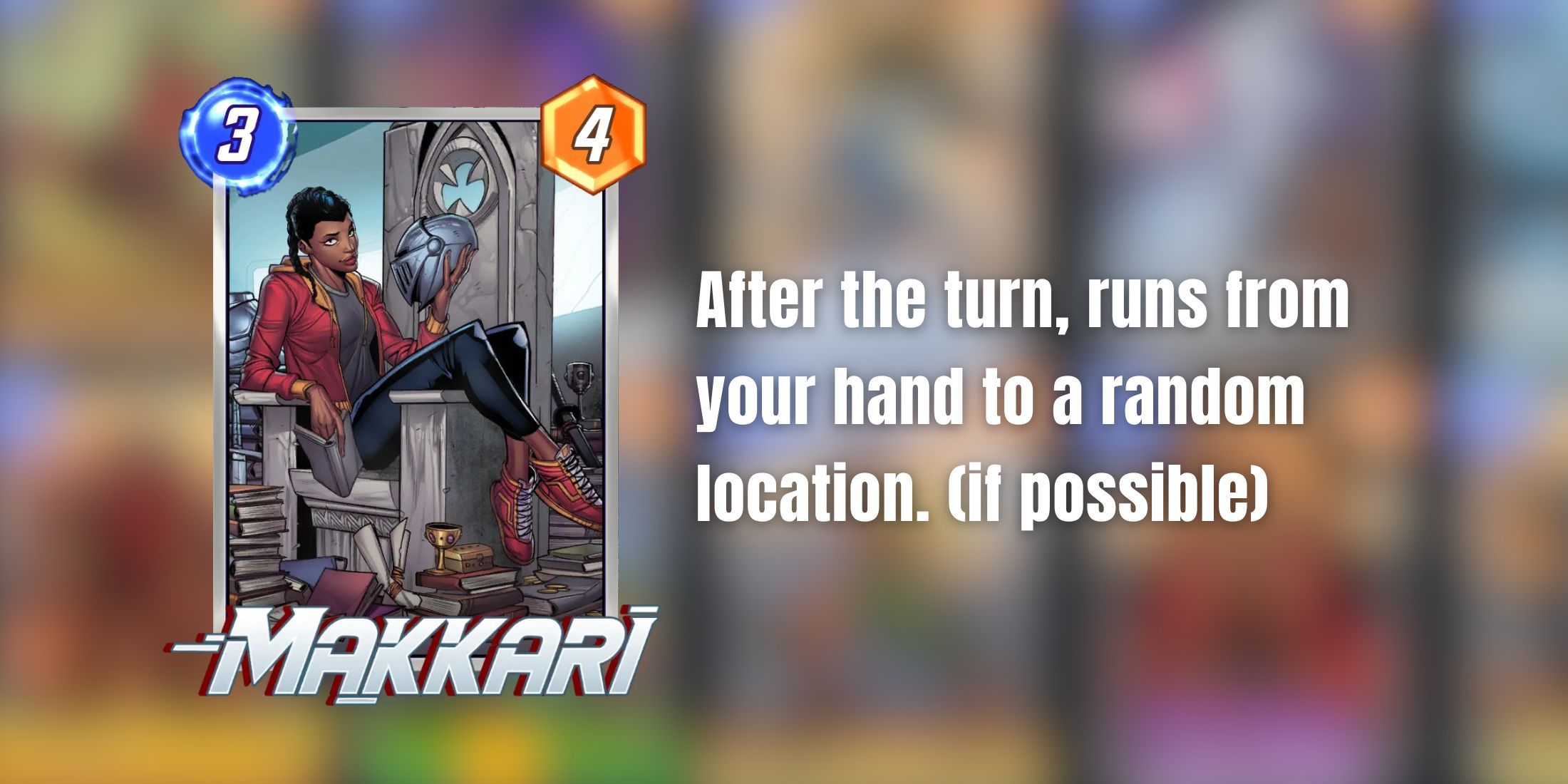 makkari ability in marvel snap.