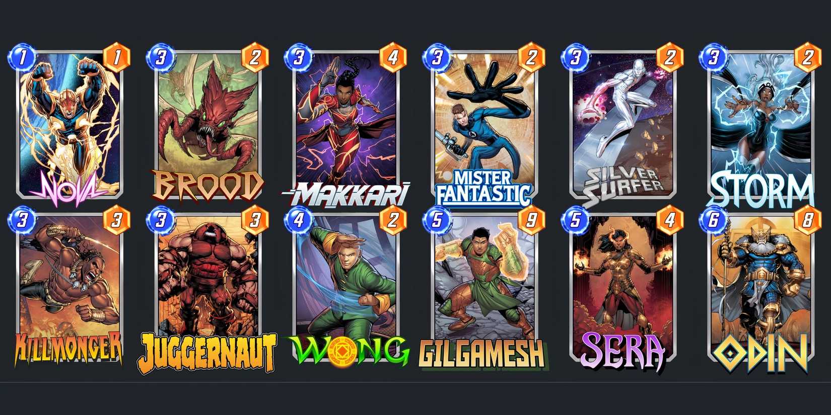 the best deck for makkari in marvel snap.
