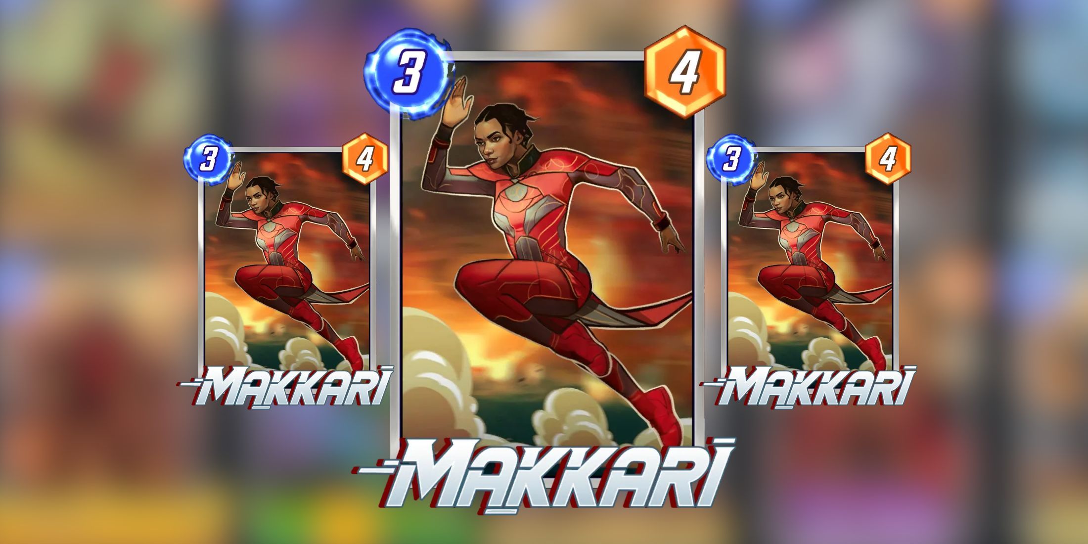 a variant of makkari in marvel snap.