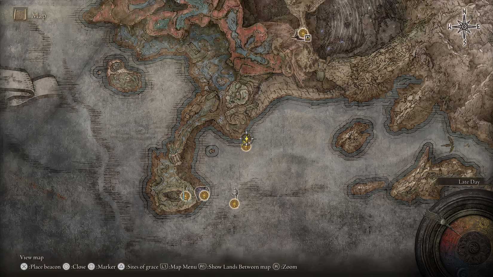 Mass of Putrescence Map Location in Shadow of the Erdtree