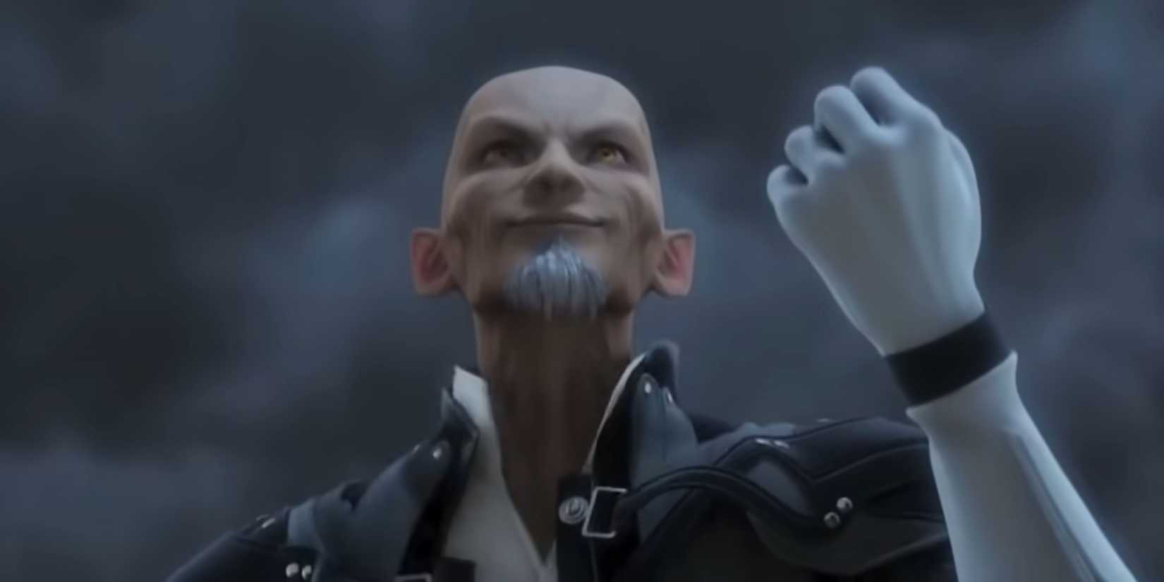Master Xehanort, as seen in the secret ending of KH2FM, Birth by Sleep.