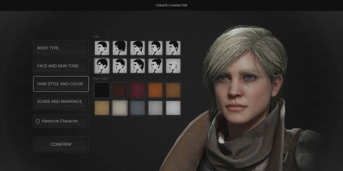 An image of a female character made in the Remnant 2 character creator 