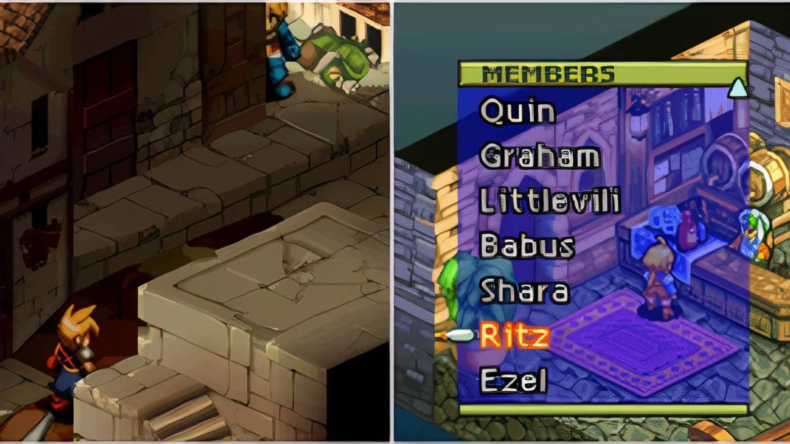 Meeting Cloud in Final Fantasy Tactics and Recruiting Ritz in Final Fantasy Tactics Advance-1