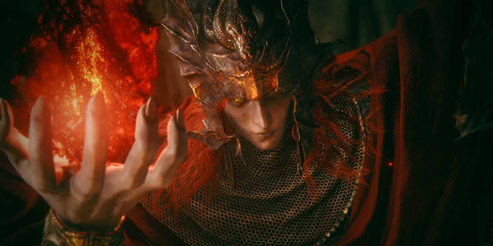 Messmer holding a flame in Elden Ring Shadow of the Erdtree