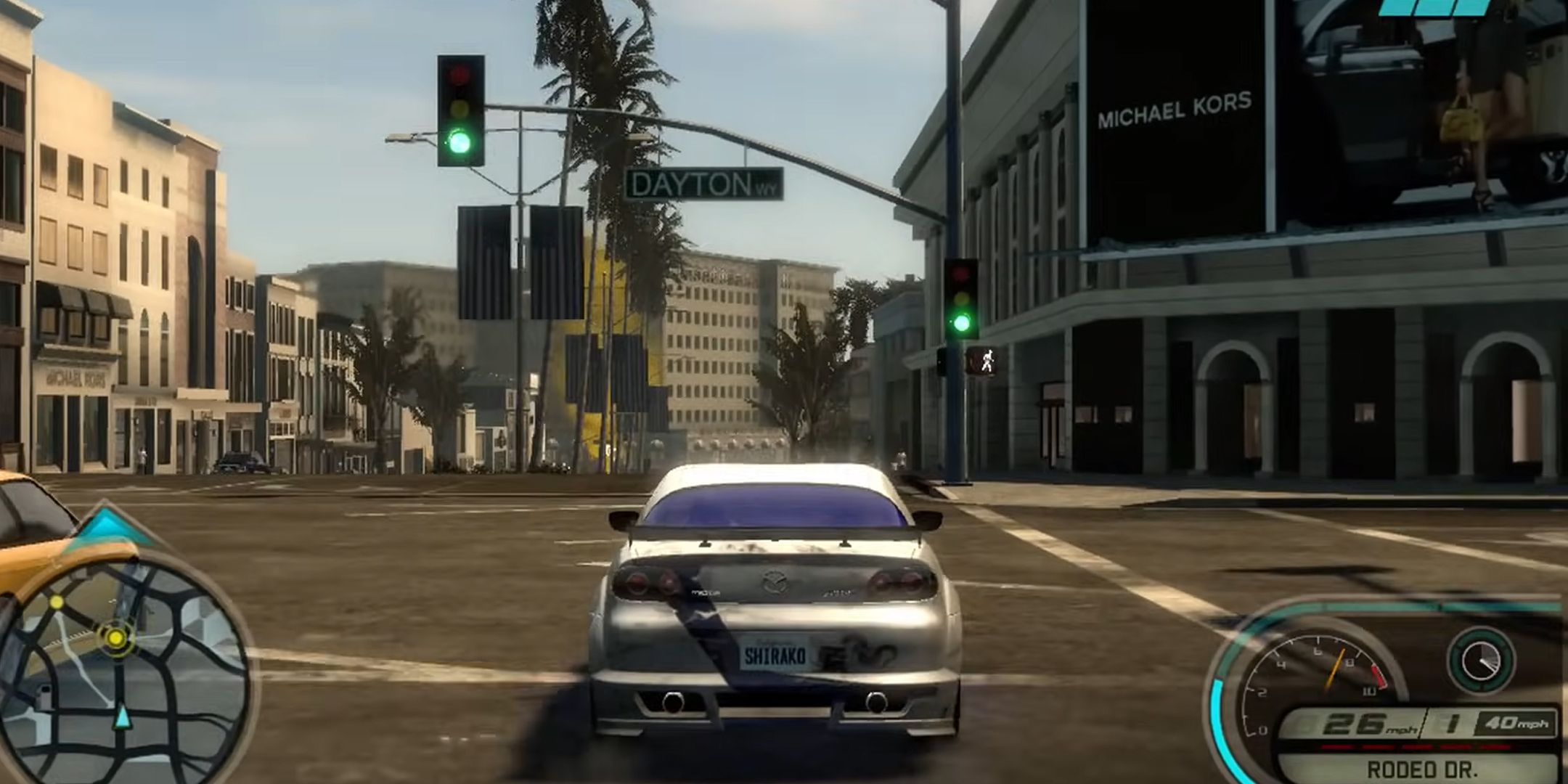 Midnight Club Los Angeles rodeo drive downtown los angeles