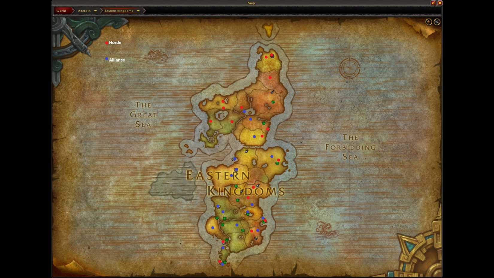 midsummer fire festival bonfire map - eastern kingdoms