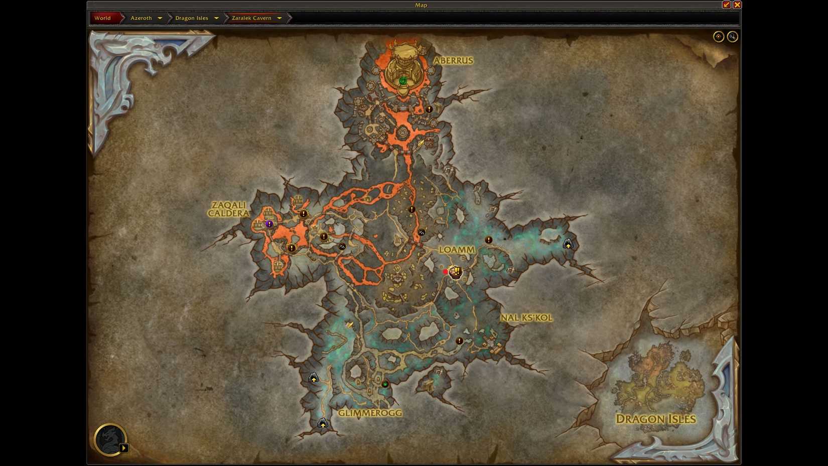 midsummer fire festival bonfire map - zaralek caverns