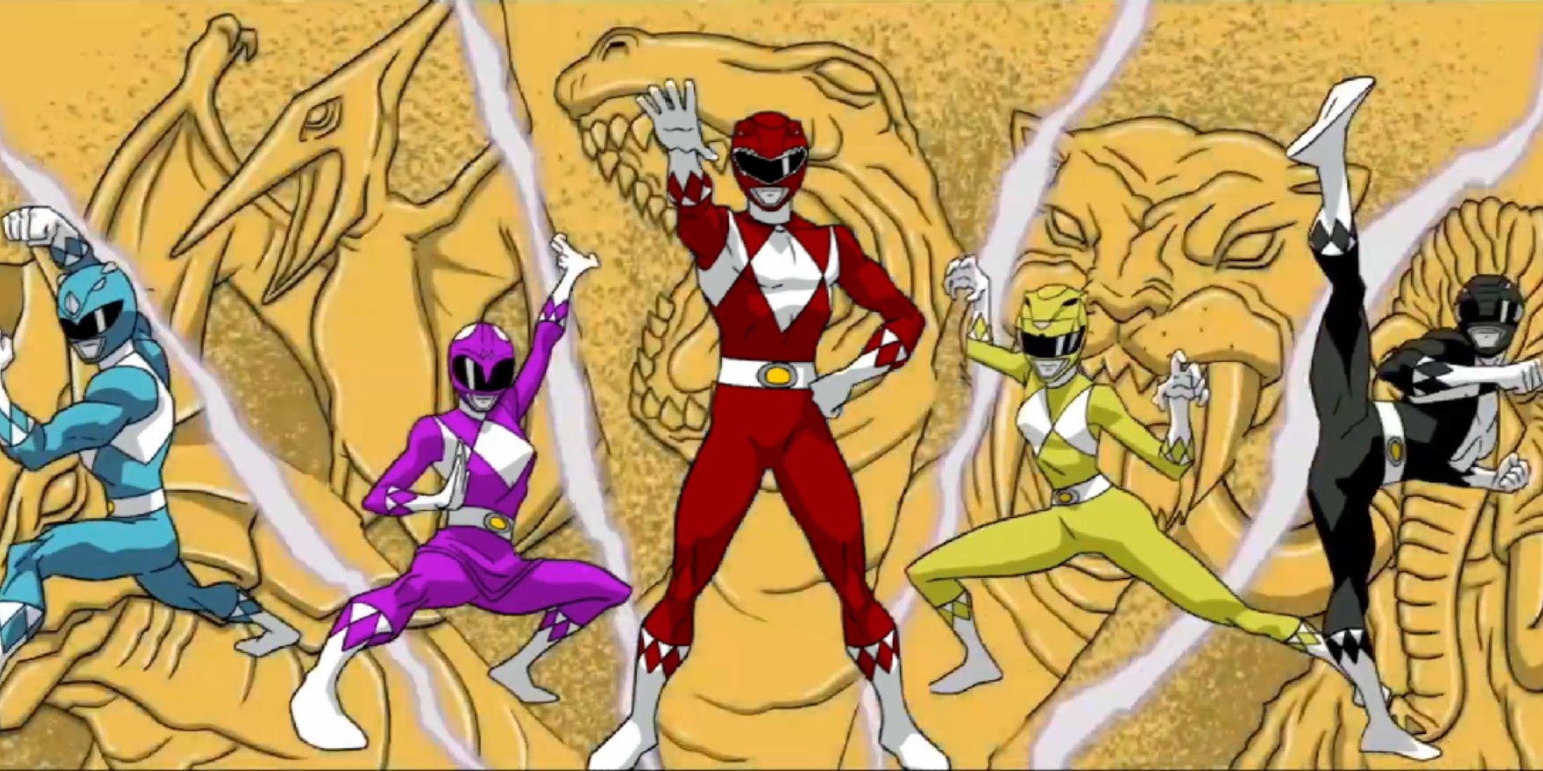 Mighty Morphin Power Rangers Ritas Rewind Rangers Line Up