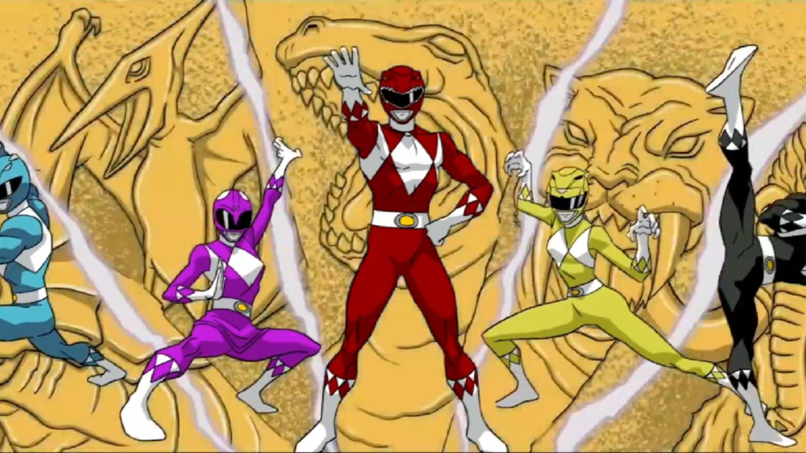 Mighty Morphin Power Rangers Ritas Rewind Rangers Line Up
